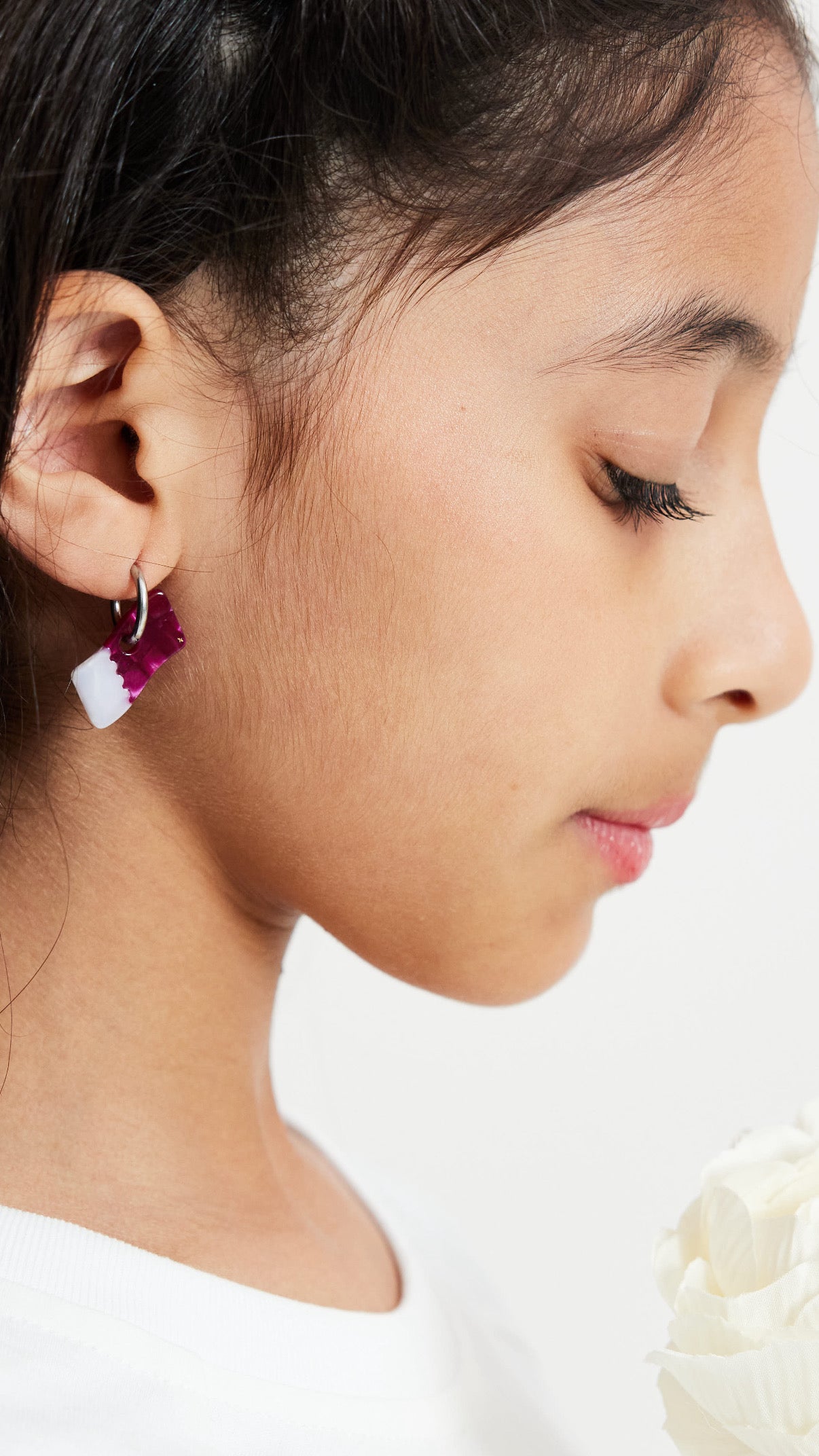 Qatar Flag Earrings