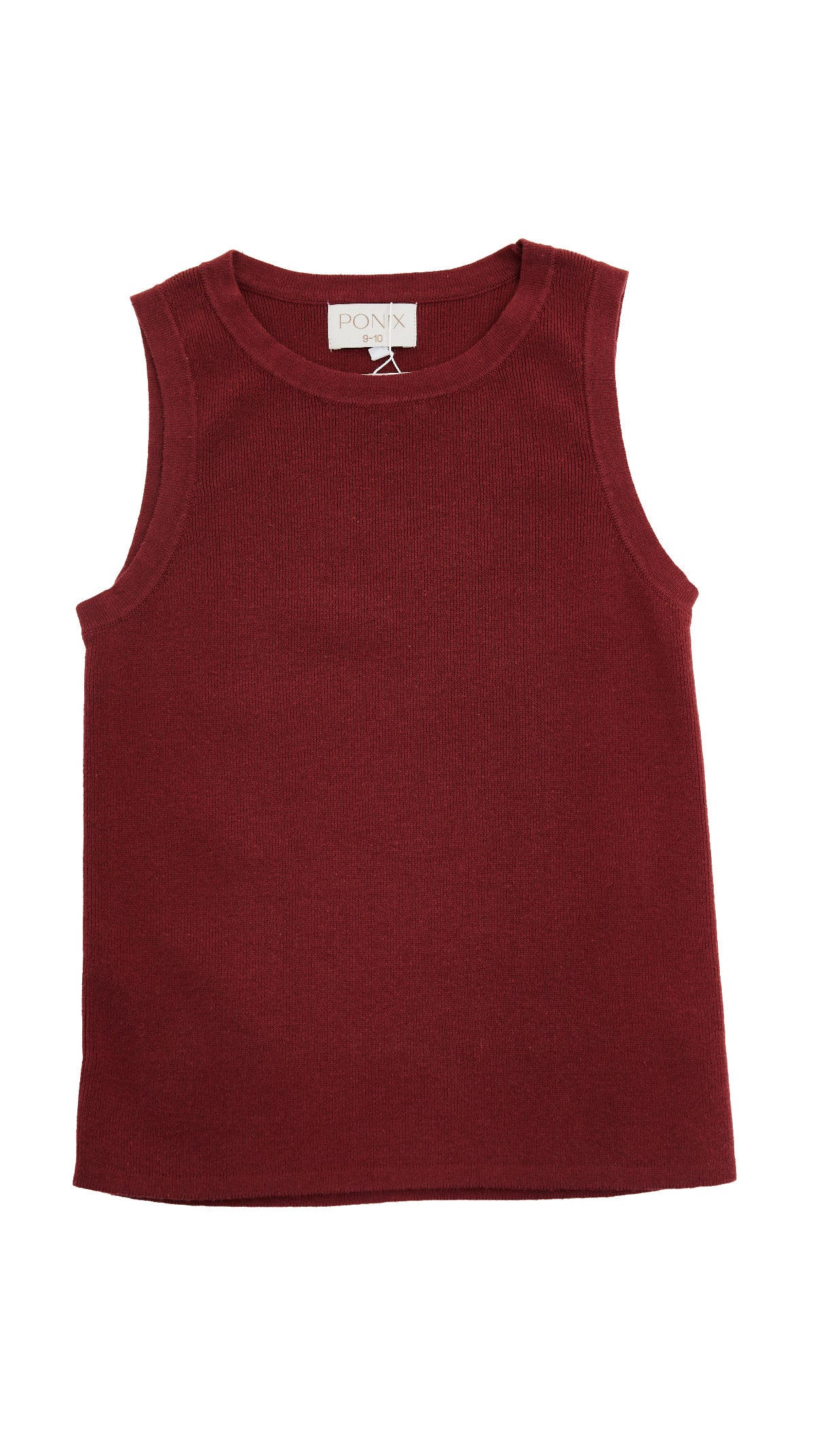 Burgundy tank top